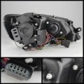 Picture of Spyder Volkswagen Jetta 11-14 Projector Headlights Halogen Light Tube DRL Smke PRO-YD-VJ11-LTDRL-SM