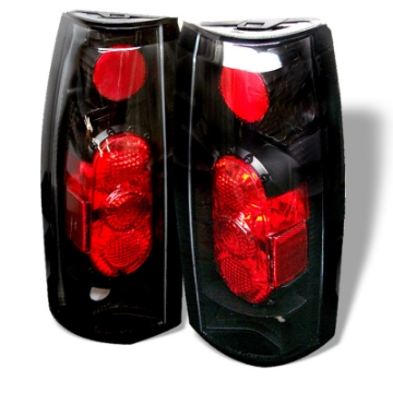 Picture of Spyder Chevy C-K Series 1500 88-98-GMC Sierra 88-98 G2 Euro Style Tail Lights Blk ALT-YD-CCK88G2-BK