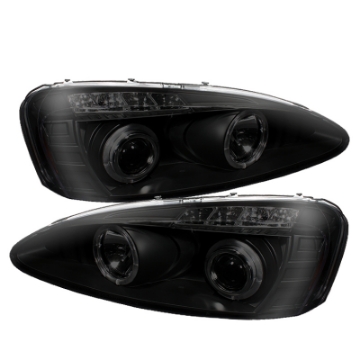 Picture of Spyder Pontiac Grand Prix 04-08 Projector Headlights LED Halo LED Blk Smke PRO-YD-PGP04-HL-BSM