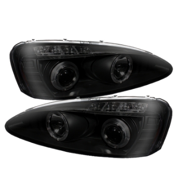 Picture of Spyder Pontiac Grand Prix 04-08 Projector Headlights LED Halo LED Blk Smke PRO-YD-PGP04-HL-BSM