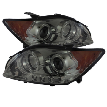 Picture of Spyder Scion TC 08-10 Projector Headlights LED Halo -Replaceable LEDs Smke PRO-YD-TTC08-HL-SM