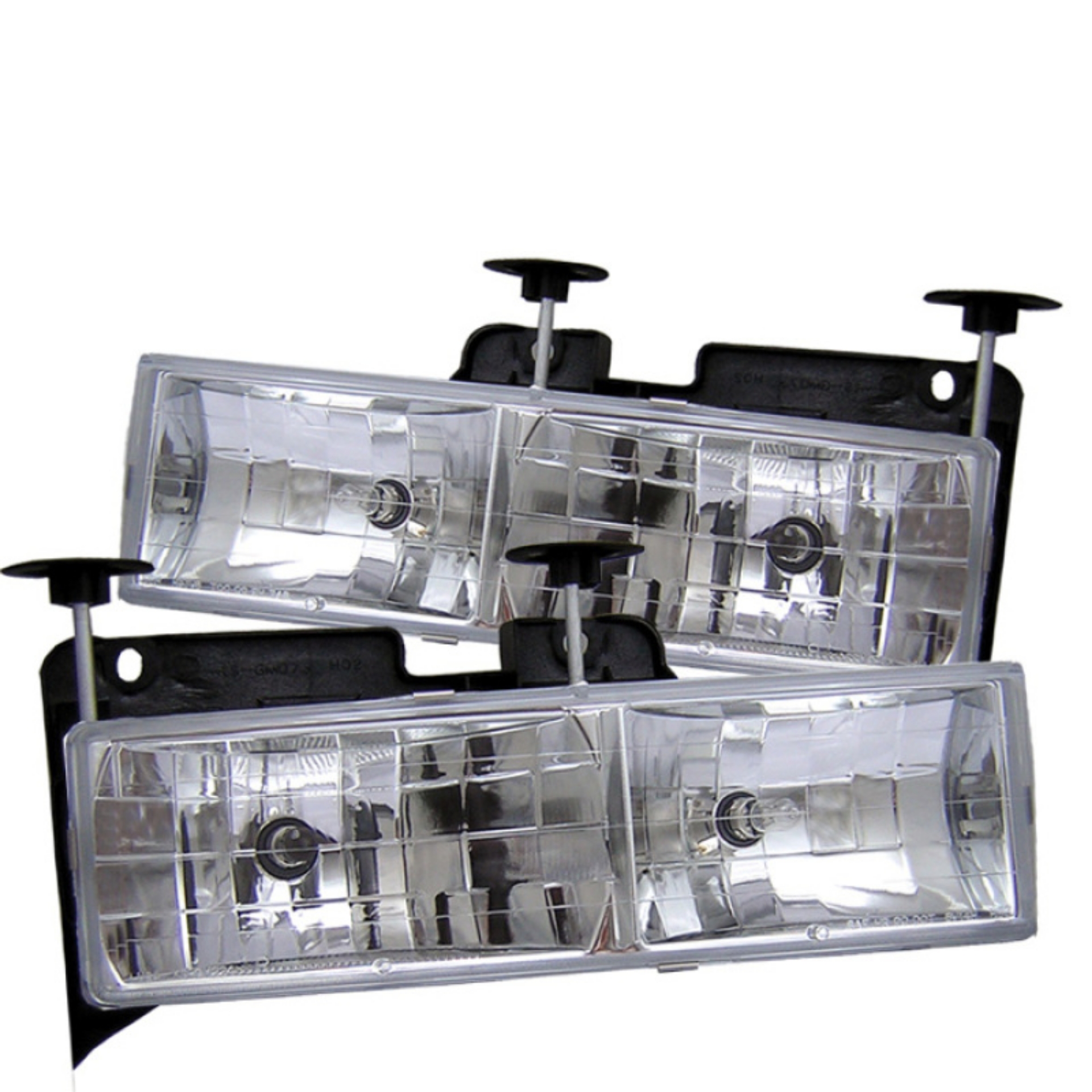Picture of Spyder Chevy C-K Series 1500-2500 88-99-Chevy Tahoe 95-99Crystal Glass Headlights Chrm HD-YD-CCK88-C