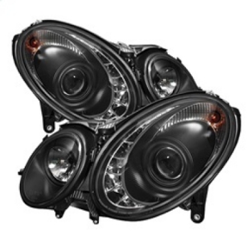 Picture of Spyder Mercedes Benz E-Class 03-06 Projector Xenon-HID Model- DRL- Blk PRO-YD-MBW21103-HID-DRL-BK