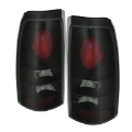 Picture of Spyder Chevy Silverado 1500 99-02 Not Fit Stepside Euro Style Tail Lights Blk Smke ALT-YD-CS99-BSM