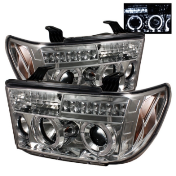 Picture of Spyder Toyota Tundra 07-13 Projector Headlights LED Halo LED Chrm PRO-YD-TTU07-HL-C