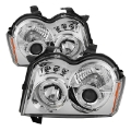 Picture of Spyder Jeep Grand Cherokee 05-07 Projector Headlights LED Halo LED Chrm Low 9006 PRO-YD-JGC05-HL-C