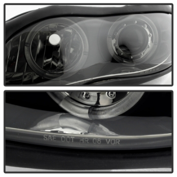 Picture of Spyder Chevy Camaro 98-02 Projector Headlights LED Halo LED Blk Smke - Low H1 PRO-YD-CCAM98-HL-BSM