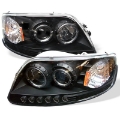 Picture of Spyder Ford F150 97-03 Projector - LED Halo Amber Reflector LED Blk PRO-YD-FF15097-1P-AM-BK