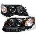 Picture of Spyder Ford F150 97-03 Projector - LED Halo Amber Reflector LED Blk PRO-YD-FF15097-1P-AM-BK