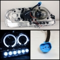 Picture of Spyder Ford F150 97-03 Projector - LED Halo Amber Reflector LED Smke PRO-YD-FF15097-1P-AM-SMC