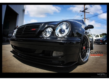 Picture of Spyder Mercedes Benz CLK 98-02 Projector Headlights Halogen Model- LED Halo Chrm PRO-YD-MBCLK98-HL-C