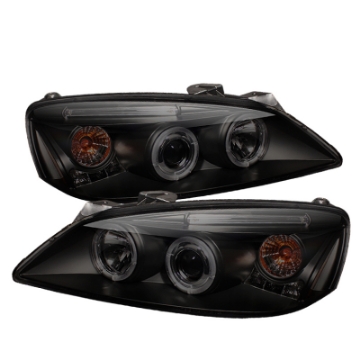 Picture of Spyder Pontiac G6 2-4DR 05-08 Projector Headlights LED Halo LED Blk Smke PRO-YD-PG605-HL-BSM