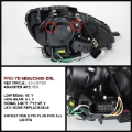 Picture of Spyder Mercedes Benz C-Class 08-11 Projector Headlights Halogen - DRL Chrm PRO-YD-MBW20408-DRL-C