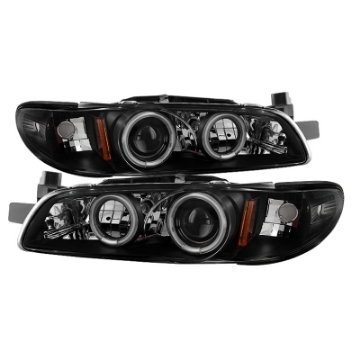 Picture of Spyder Pontiac Grand Prix 97-03 Projector Headlights CCFL Halo Blk Low H1 PRO-YD-PGP97-1PC-CCFL-BK