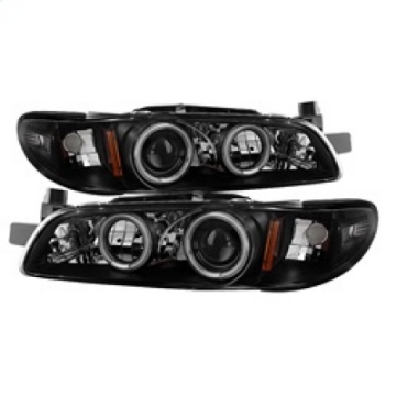 Picture of Spyder Pontiac Grand Prix 97-03 Projector Headlights CCFL Halo Blk Low H1 PRO-YD-PGP97-1PC-CCFL-BK