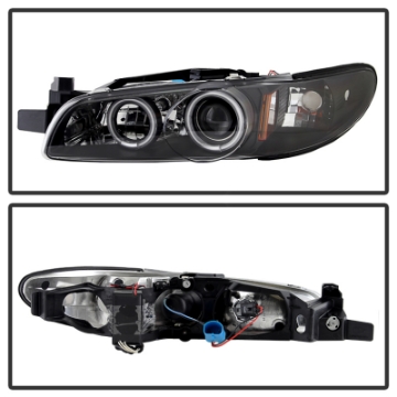 Picture of Spyder Pontiac Grand Prix 97-03 Projector Headlights CCFL Halo Blk Low H1 PRO-YD-PGP97-1PC-CCFL-BK