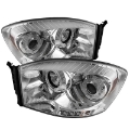 Picture of Spyder Dodge Ram 1500 06-08-Ram 2500 06-09 Projector Headlights LED Halo LED Chrm PRO-YD-DR06-HL-C