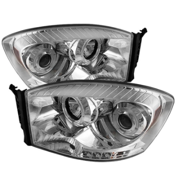 Picture of Spyder Dodge Ram 1500 06-08-Ram 2500 06-09 Projector Headlights LED Halo LED Chrm PRO-YD-DR06-HL-C