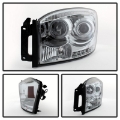 Picture of Spyder Dodge Ram 1500 06-08-Ram 2500 06-09 Projector Headlights LED Halo LED Chrm PRO-YD-DR06-HL-C