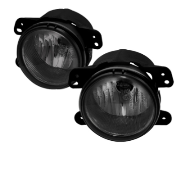 Picture of Spyder Dodge Magnum 05-08-Journey 09-10 Jeep Wrangler 07-09 OEM Fog Lights W-Switch Smoke FL-DM05-SM