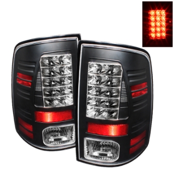 Picture of Spyder Dodge Ram 1500 09-14 10-14 LED Tail Lights Incandescent only - Blk ALT-YD-DRAM09-LED-BK