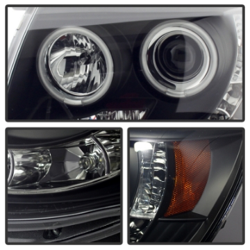 Picture of Spyder Toyota Tacoma 05-11 Projector Headlights CCFL Halo LED Blk Smke PRO-YD-TT05-CCFL-BSM