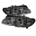 Picture of Spyder BMW E46 3-Series 02-05 4DR Projector Headlights 1PC LED Halo Smke PRO-YD-BMWE4602-4D-AM-SM