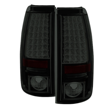 Picture of Spyder Chevy Silverado 1500 03-06 Not Fit StepsideLED Tail Lights Blk Smke ALT-YD-CS03-LED-BSM