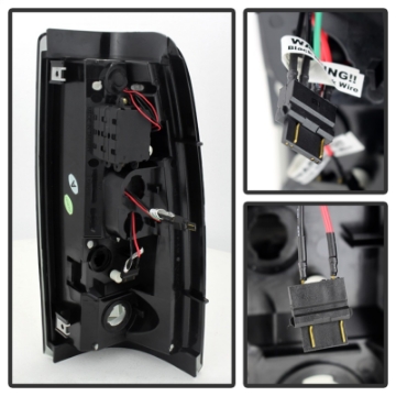 Picture of Spyder Chevy Silverado 1500 03-06 Not Fit StepsideLED Tail Lights Blk Smke ALT-YD-CS03-LED-BSM