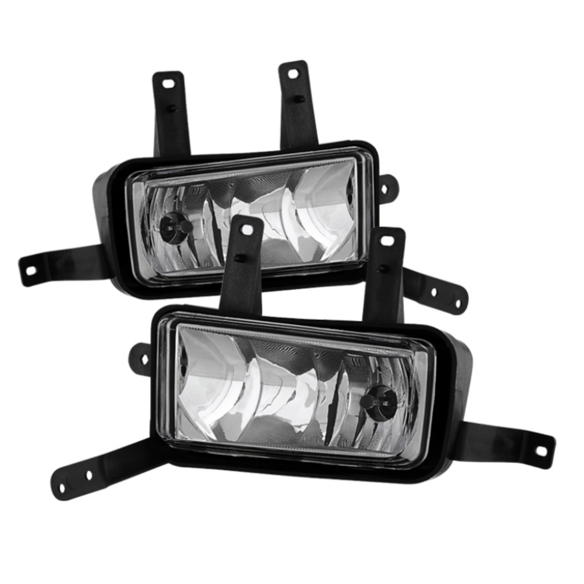 Picture of Spyder Chevy Suburban Tahoe 2015-17 OEM Fog Lights W-Chrm trim Cover and Switch Clear FL-CTAH15-C