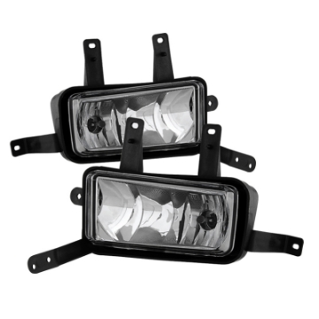 Picture of Spyder Chevy Suburban Tahoe 2015-17 OEM Fog Lights W-Chrm trim Cover and Switch Clear FL-CTAH15-C