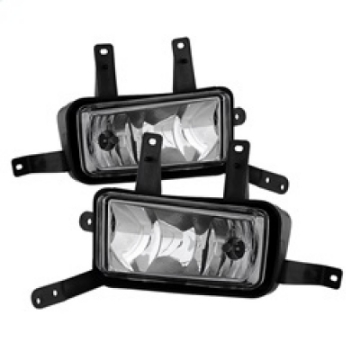 Picture of Spyder Chevy Suburban Tahoe 2015-17 OEM Fog Lights W-Chrm trim Cover and Switch Clear FL-CTAH15-C