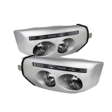 Picture of Spyder Toyota FJ Cruiser 07-14 Fog Lights W LED Daytime Running Lights w-swch- Clear FL-DRL-TFJ07-C