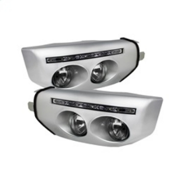 Picture of Spyder Toyota FJ Cruiser 07-14 Fog Lights W LED Daytime Running Lights w-swch- Clear FL-DRL-TFJ07-C