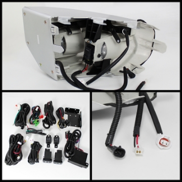 Picture of Spyder Toyota FJ Cruiser 07-14 Fog Lights W LED Daytime Running Lights w-swch- Clear FL-DRL-TFJ07-C