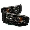 Picture of Spyder Dodge Ram 1500 02-05-Ram 2500 03-05 Projector Headlights LED Halo LED Smke PRO-YD-DR02-HL-SMC
