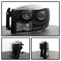 Picture of Spyder Dodge Ram 1500 06-08-Ram 2500 06-09 Projector Headlights LED Halo LED Blk PRO-YD-DR06-HL-BK