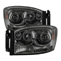 Picture of Spyder Dodge Ram 1500 06-08-Ram 2500 06-09 Projector Headlights LED Halo LED Smke PRO-YD-DR06-HL-SM