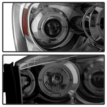 Picture of Spyder Dodge Ram 1500 06-08-Ram 2500 06-09 Projector Headlights LED Halo LED Smke PRO-YD-DR06-HL-SM
