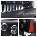 Picture of Spyder Ford F250-350 05-07 Projector Headlights LED Halo LED Blk Smke PRO-YD-FS05-HL-BSM