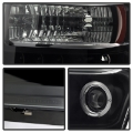 Picture of Spyder Ford F250-350 08-10 Projector Headlights LED Halo LED Blk Smke PRO-YD-FS08-HL-BSM
