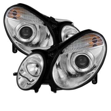 Picture of Spyder Mercedes Benz E-Class 03-06 Projector Headlights Xenon-HID Model- Chrm PRO-YD-MBW21103-HID-C