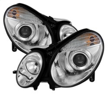 Picture of Spyder Mercedes Benz E-Class 03-06 Projector Headlights Xenon-HID Model- Chrm PRO-YD-MBW21103-HID-C