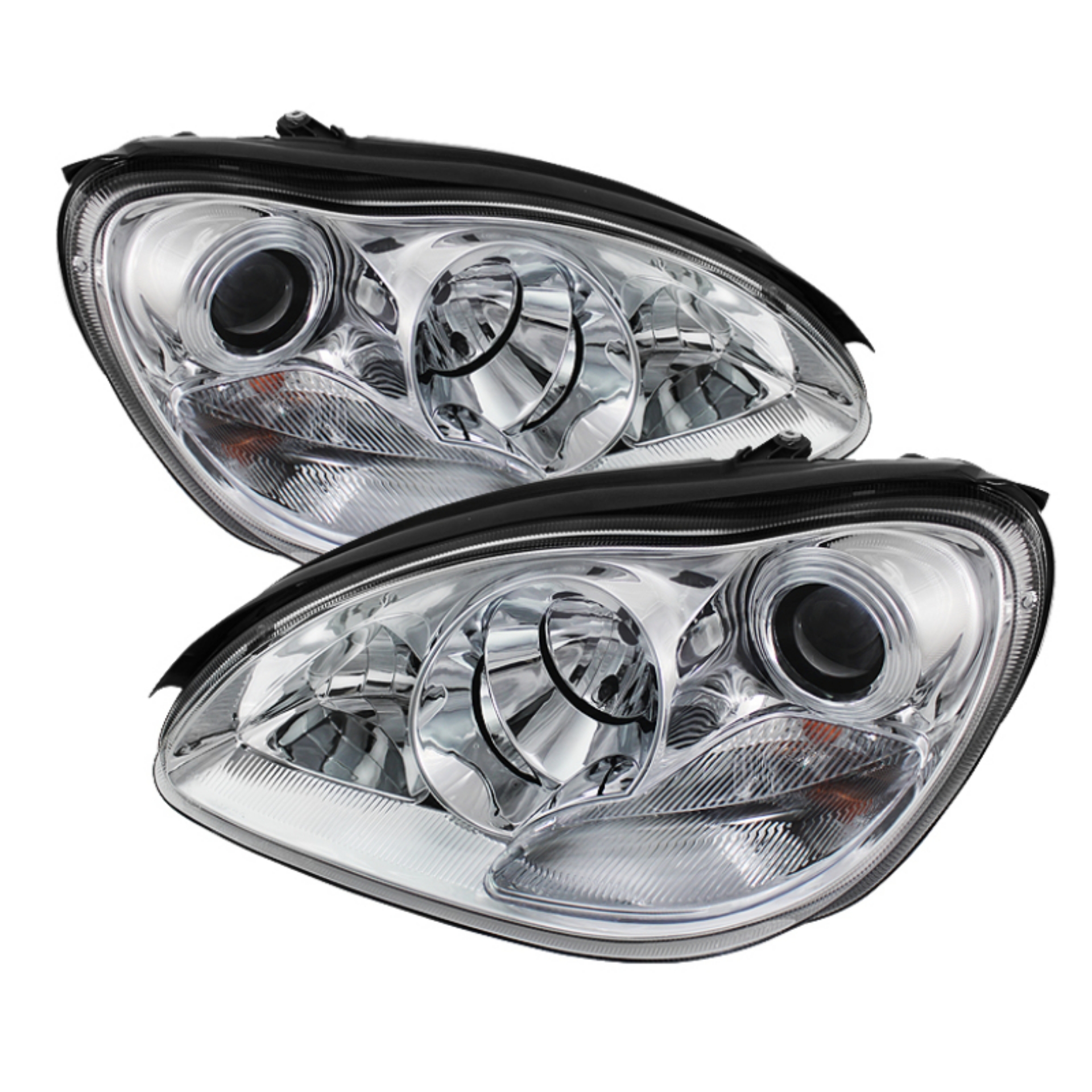 Picture of Spyder Mercedes Benz S-Class 03-06 Projector Headlights Xenon-HID Model- Chrm PRO-YD-MBW220-HID-C