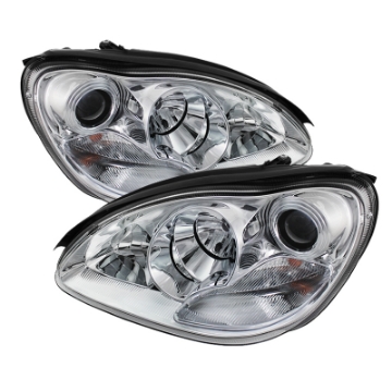 Picture of Spyder Mercedes Benz S-Class 03-06 Projector Headlights Xenon-HID Model- Chrm PRO-YD-MBW220-HID-C
