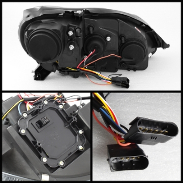 Picture of Spyder Mercedes Benz S-Class 03-06 Projector Headlights Xenon-HID Model- Chrm PRO-YD-MBW220-HID-C