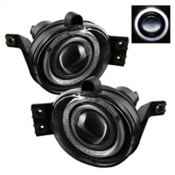 Picture of Spyder DODGE RAM 1500 2002-2005 Halo Projector Fog Lights w-swch Clear FL-P-DRAM02-HL
