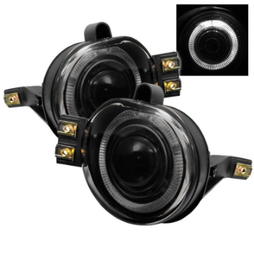 Picture of Spyder DODGE RAM 1500 2002-2005 Halo Projector Fog Lights w-swch Smke FL-P-DRAM02-HL-SM