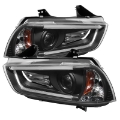 Picture of Spyder Dodge Charger 11-14 Projector Headlights Xenon-HID- Light DRL Blk PRO-YD-DCH11-LTDRL-HID-BK