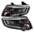 Picture of Spyder Dodge Charger 11-14 Projector Headlights Xenon-HID- Light DRL Blk PRO-YD-DCH11-LTDRL-HID-BK